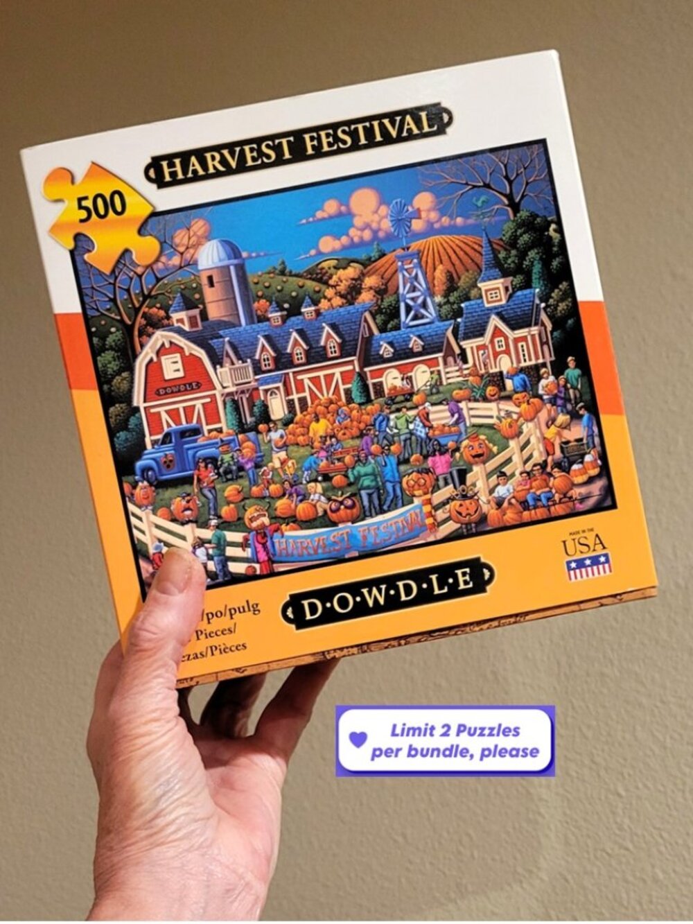 Dowdle HARVEST FESTIVAL Jigsaw Puzzle 500 pieces
